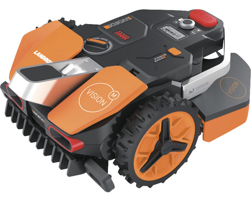 Tondez jusqu’à 600 m² sans câble avec le robot tondeuse WORX WR206E.